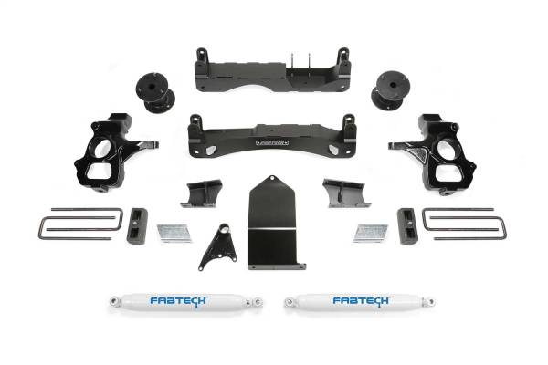 Fabtech - Fabtech Performance Lift System w/Shocks 4 in.  -  K1119 - Image 1