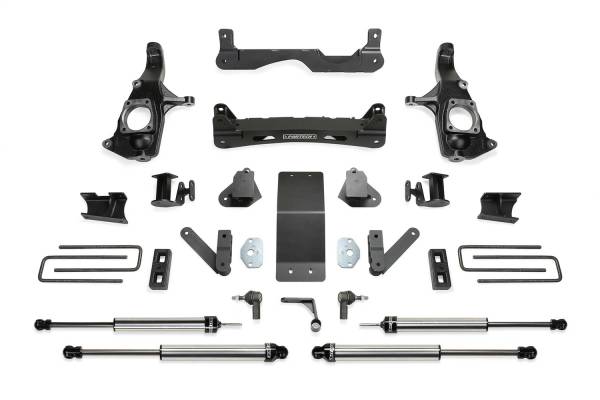 Fabtech - Fabtech Crossmember Lift System 4 in. Lift w/Dirt Logic 2.25 Shocks  -  K1121DL - Image 1