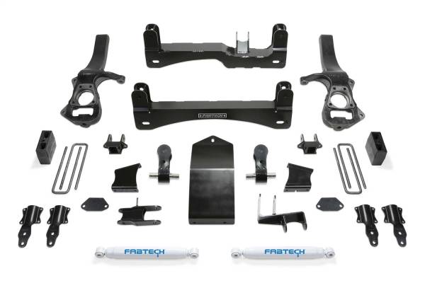 Fabtech - Fabtech Basic Lift System w/Shocks 4 in.  -  K1136 - Image 1