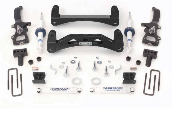 Fabtech - Fabtech Basic Lift System w/Shocks 6 in.  -  K2000 - Image 1