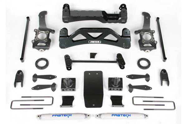 Fabtech - Fabtech Basic Lift System w/Shocks 6 in.  -  K2116 - Image 1