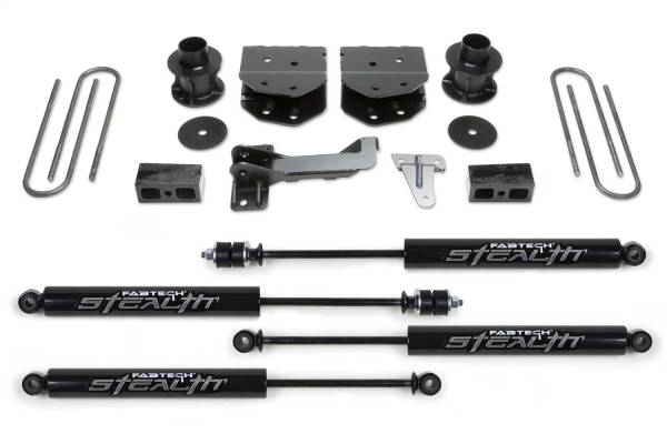 Fabtech - Fabtech Budget Lift System w/Shock 4 in.  -  K2160M - Image 1