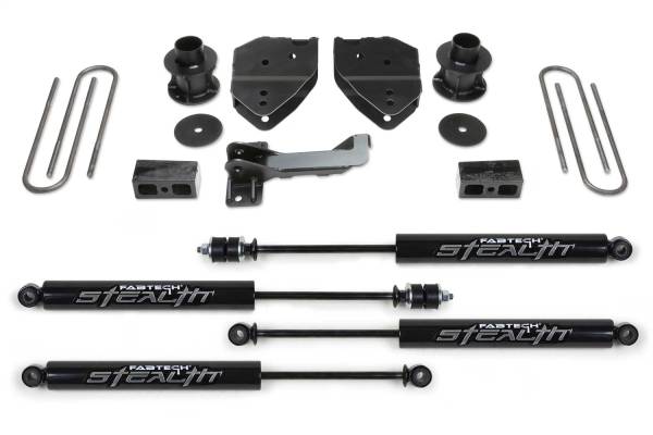 Fabtech - Fabtech Budget Lift System w/Shock 4 in.  -  K2213M - Image 1