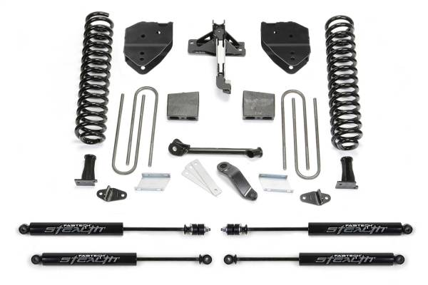 Fabtech - Fabtech Basic Lift System w/Shocks 4 in.  -  K2214M - Image 1