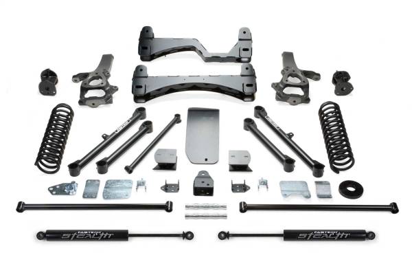 Fabtech - Fabtech Basic Lift System w/Shocks 6 in.  -  K3053M - Image 1