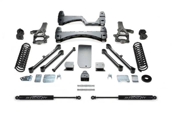 Fabtech - Fabtech Basic Lift System w/Shocks 6 in.  -  K3055M - Image 1