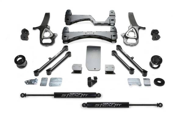 Fabtech - Fabtech Basic Lift System w/Shocks 6 in.  -  K3086M - Image 1