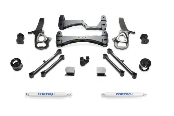 Fabtech - Fabtech Performance Lift System w/Shocks 6 in.  -  K3093 - Image 1