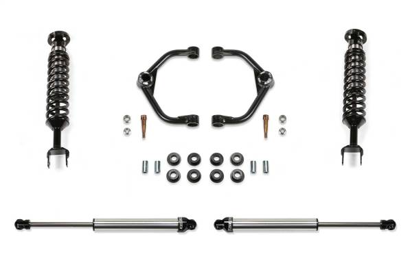 Fabtech - Fabtech Uniball UCA Lift System w/Shocks 3 in.  -  K3171DL - Image 1