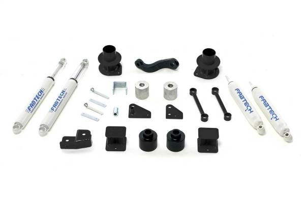 Fabtech - Fabtech Basic Lift System w/Shocks 3 in.  -  K4037 - Image 1