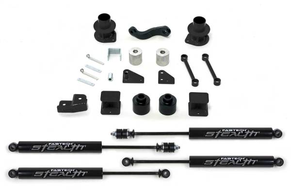 Fabtech - Fabtech Basic Lift System w/Shocks 3 in.  -  K4037M - Image 1