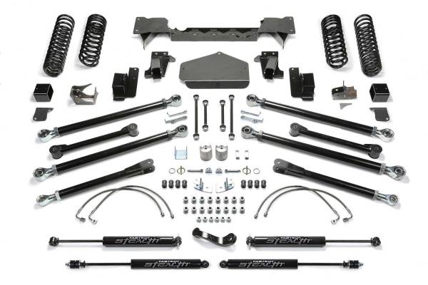 Fabtech - Fabtech Crawler Long Travel Lift System 5 in. Lift w/Stealth Shocks  -  K4072M - Image 1