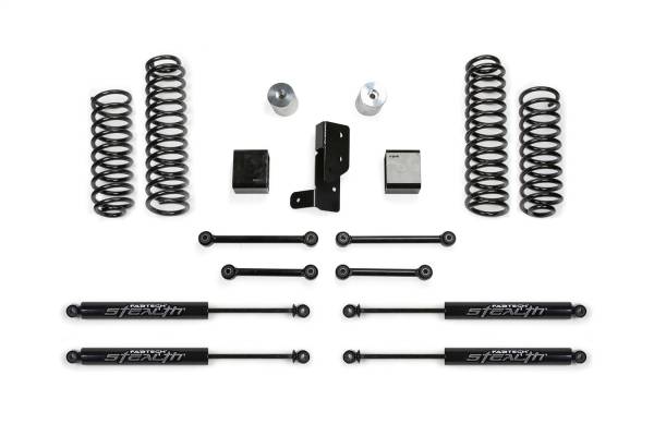 Fabtech - Fabtech Sport Lift System w/Shock 3 in. Lift w/Spacers Front And Rear Stealth Monotube Shocks  -  K4107M - Image 1