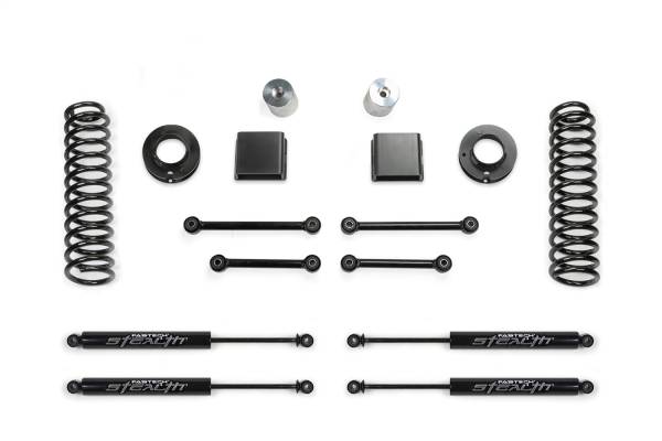 Fabtech - Fabtech Sport Lift System w/Shock 3 in. Lift w/Stealth Extension  -  K4160M - Image 1