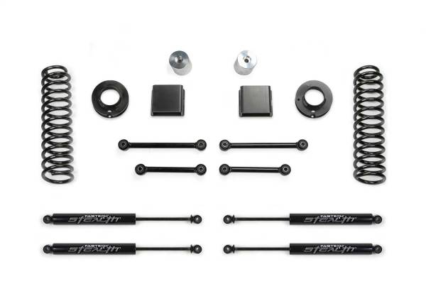 Fabtech - Fabtech Sport Lift System w/Shock 3 in. w/Stealth Shocks  -  K4190M - Image 1