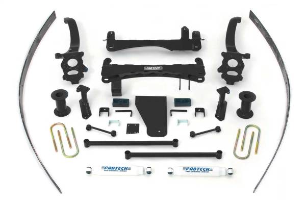 Fabtech - Fabtech Basic Lift System w/Shocks 6 in.  -  K6000 - Image 1