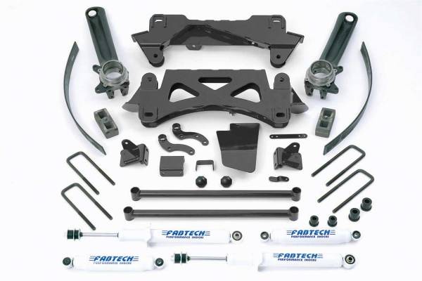 Fabtech - Fabtech Performance Lift System w/Shocks 6 in.  -  K7003 - Image 1