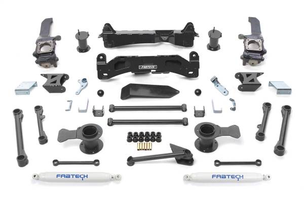 Fabtech - Fabtech Basic Lift System w/Shocks 6 in.  -  K7006 - Image 1