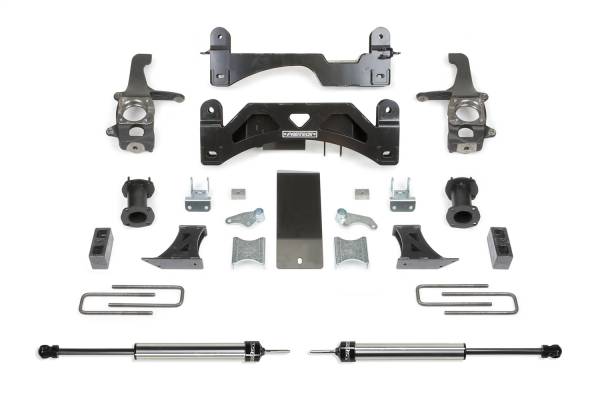 Fabtech - Fabtech Coil Spacer System 6 In. Lift Incl. Rear Dirt Logic Stainless Steel Shocks  -  K7054DL - Image 1
