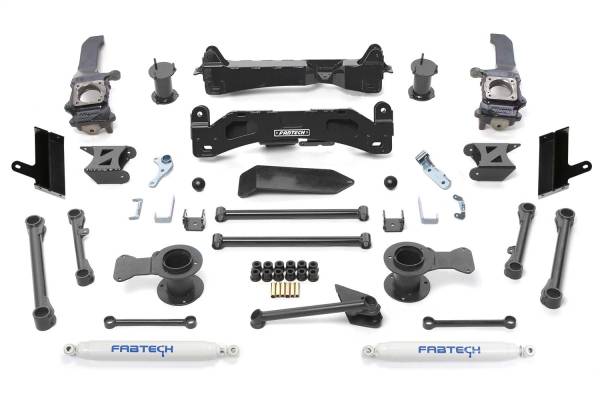 Fabtech - Fabtech Basic Lift System w/Shocks 6 in.  -  K7059 - Image 1