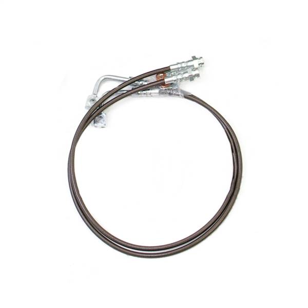 ReadyLift - ReadyLift Brake Line Rear Braided Stainless Steel  -  47-6430 - Image 1