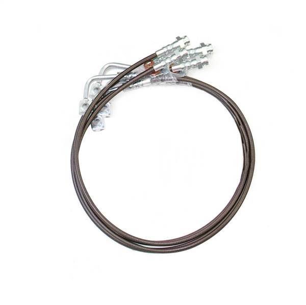 ReadyLift - ReadyLift Brake Line Front And Rear Braided Stainless Steel 6 in. Length  -  47-6445 - Image 1