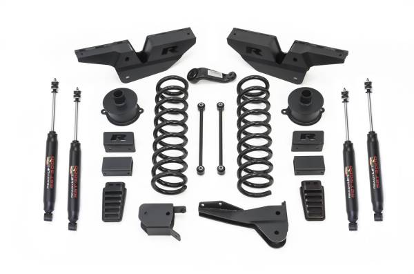 ReadyLift - ReadyLift Big Lift Kit w/Shocks 6 in. Front Lift 3.5 in. Rear Coil Spacers Incl. Shocks SST3000 Black  -  49-1630-K - Image 1