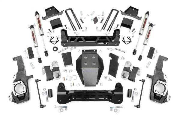 Rough Country - Rough Country Suspension Lift Kit 7 in. Lift w/V2 Monotube Shocks  -  10170 - Image 1