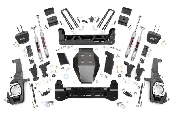 Rough Country - Rough Country Suspension Lift Kit 5 in. Lift w/0.25 in. Steel Crossmembers  -  10330 - Image 1