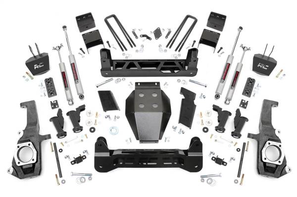 Rough Country - Rough Country Suspension Lift Kit 7.5 in. Lift w/0.25 in. Steel Crossmembers  -  10430 - Image 1