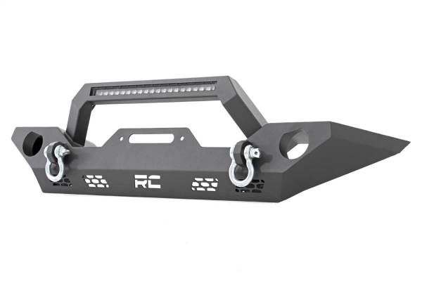 Rough Country - Rough Country Front Winch Bumper Satin Black Winch Mount  -  10596 - Image 1