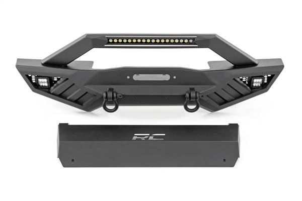 Rough Country - Rough Country LED Front Bumper Front Full Width 2 in. LED Pods 20 in. Single Row LED Light Bar  -  10645A - Image 1