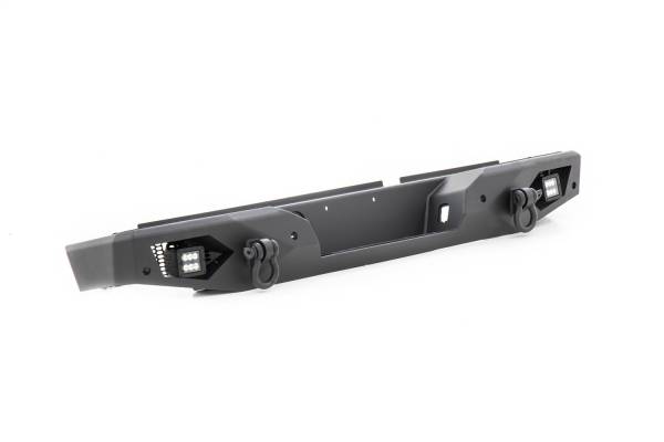 Rough Country - Rough Country Heavy Duty Rear LED Bumper Black Powdercoat Light Mount  -  10646 - Image 1