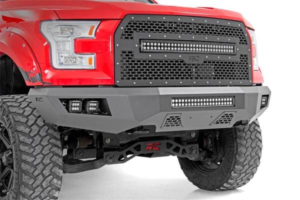 Rough Country - Rough Country Heavy Duty Front LED Bumper Black Light Mount  -  10770 - Image 1