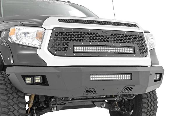 Rough Country - Rough Country Heavy Duty Front LED Bumper Black Light Mount  -  10777 - Image 1