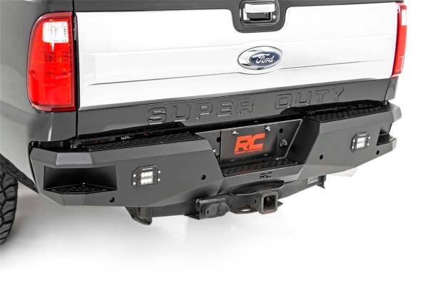 Rough Country - Rough Country Heavy Duty Rear LED Bumper Black Light Mount  -  10784 - Image 1