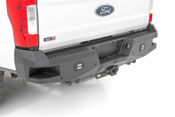 Rough Country - Rough Country Heavy Duty Rear LED Bumper Black Light Mount  -  10788 - Image 1