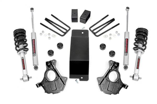 Rough Country - Rough Country Suspension Lift Knuckle Kit w/Shocks 3.5 in.  -  11932 - Image 1