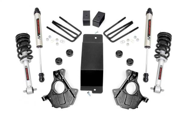 Rough Country - Rough Country Suspension Lift Knuckle Kit w/Shocks 3.5 in.  -  11971 - Image 1