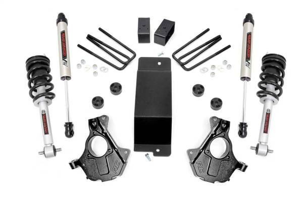 Rough Country - Rough Country Suspension Lift Knuckle Kit w/Shocks 3.5 in.  -  12171 - Image 1