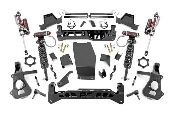 Rough Country - Rough Country Suspension Lift Kit w/Shocks 7 in. Lift Incl. Knuckles  -  17450 - Image 1