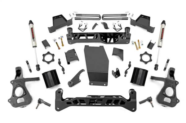 Rough Country - Rough Country Suspension Lift Kit 7 in. w/V2 Shocks  -  17470 - Image 1