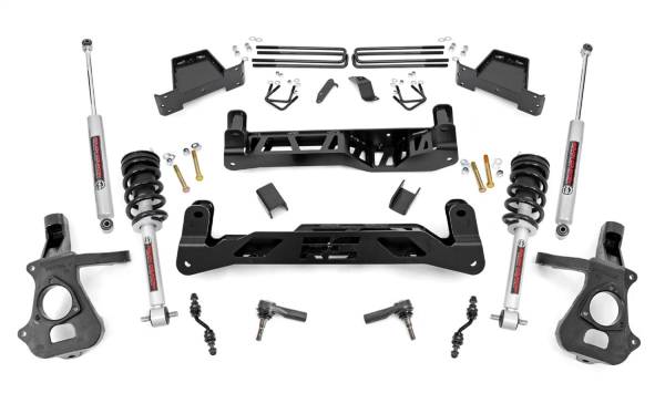 Rough Country - Rough Country Suspension Lift Kit 7 in. Lift Incl. Lifted Struts Stock Cast Aluminum Or Stamped Steel  -  18734 - Image 1