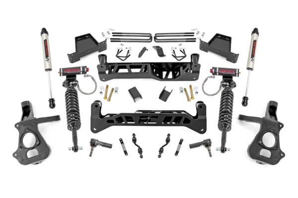 Rough Country - Rough Country Suspension Lift Kit 7 in. Vertex and V2 Shocks Beefy Lifted Knuckles Laser Cut  -  18757 - Image 1