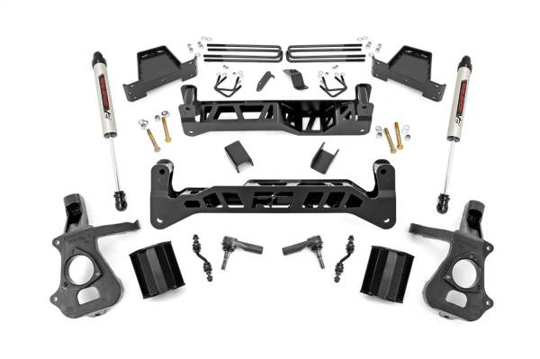 Rough Country - Rough Country Suspension Lift Kit 7 in. w/V2 Shocks  -  18770 - Image 1