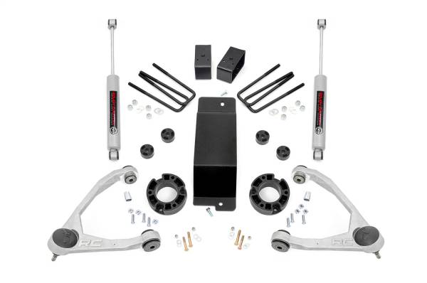 Rough Country - Rough Country Suspension Lift Kit 3.5 in. Lift Incl. Upper Control Arms  -  19431A - Image 1