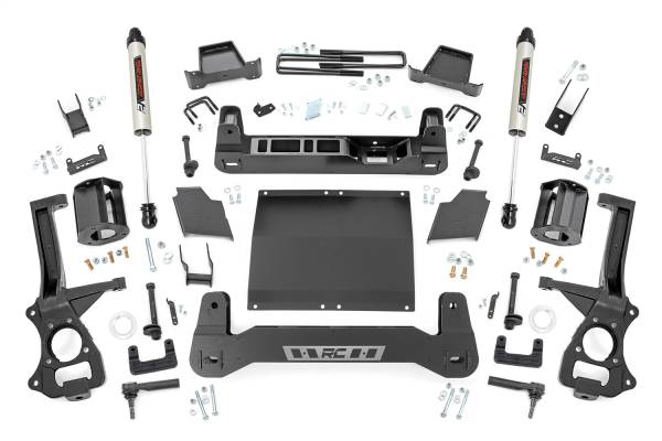 Rough Country - Rough Country Suspension Lift Kit 6 in. Lift Strut Spacer And V2 Diesel  -  21770D - Image 1