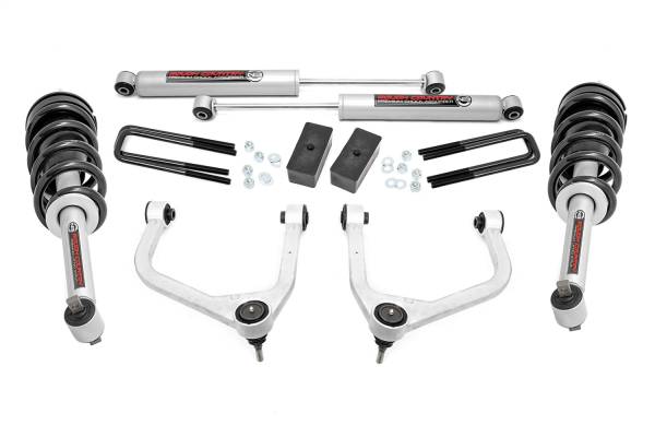 Rough Country - Rough Country Suspension Lift Kit w/Shocks 3.5 in. Lift Incl. Forged Upper Control Arms Lifted Struts Rear N3 Shocks  -  22631 - Image 1