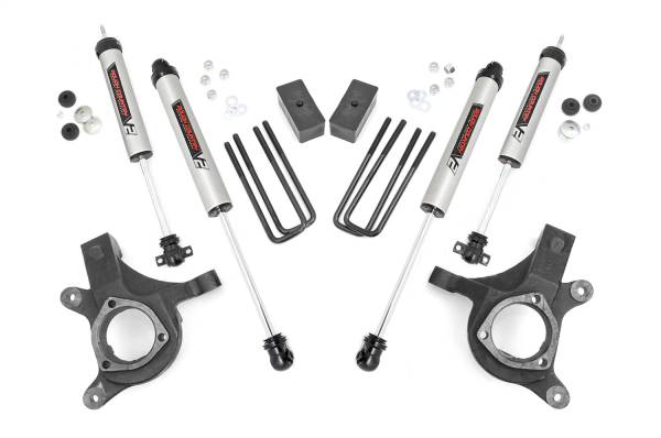 Rough Country - Rough Country Suspension Lift Kit w/Shocks 3 in. Lift w/V2 Shocks  -  23277 - Image 1