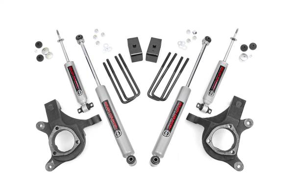 Rough Country - Rough Country Suspension Lift Kit w/Shocks 3 in. Lift  -  232N2 - Image 1